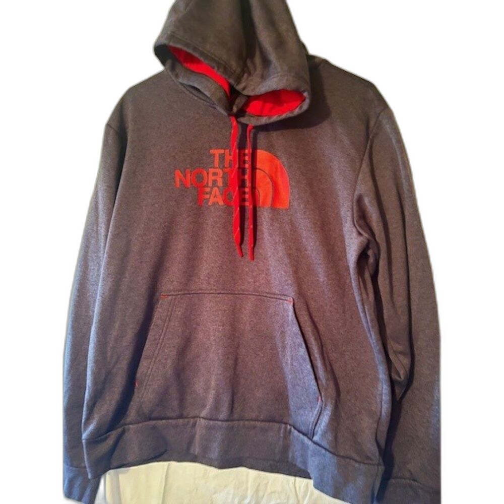 North Face gray sweatshirt M